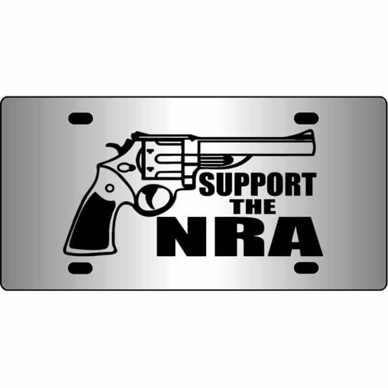 Support-The-NRA-Mirror-License-Plate
