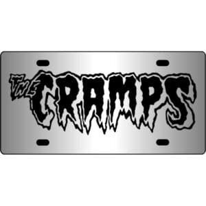 The-Cramps-Band-Logo-Mirror-License-Plate