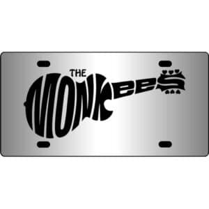 The-Monkees-Band-Logo-Mirror-License-Plate