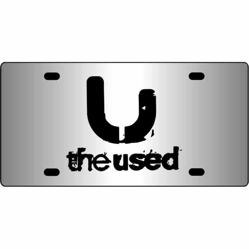 The-Used-Band-Logo-Mirror-License-Plate