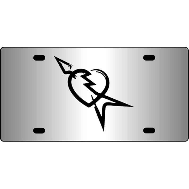 Tom-Petty-Logo-Mirror-License-Plate