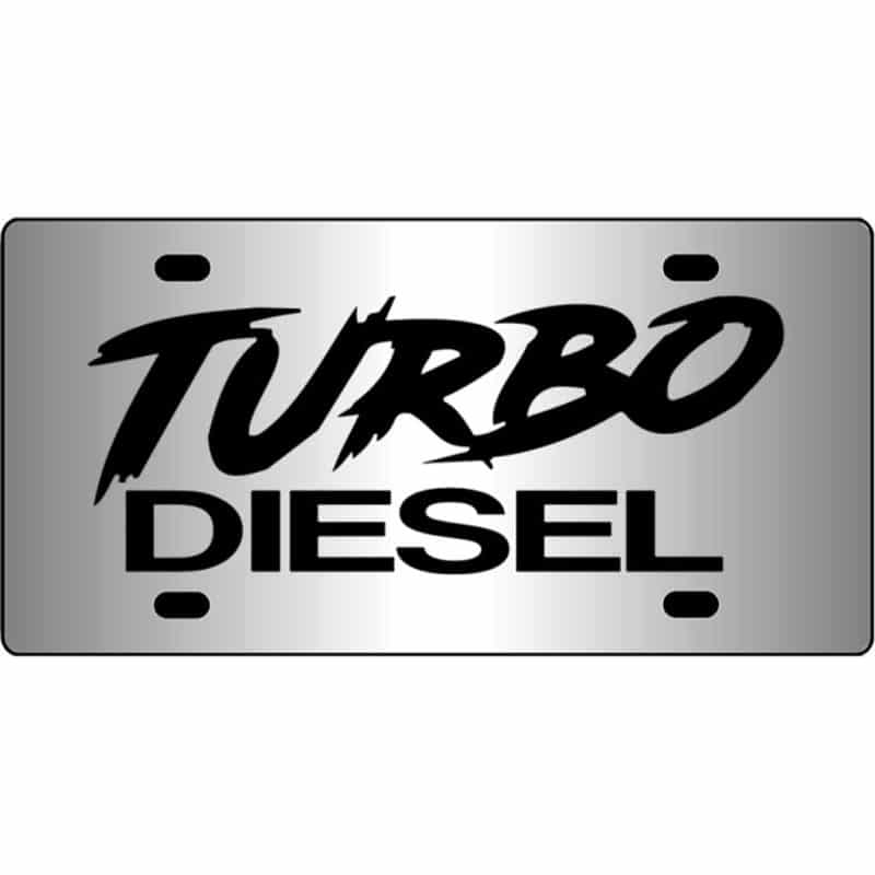 Turbo-Diesel-Mirror-License-Plate