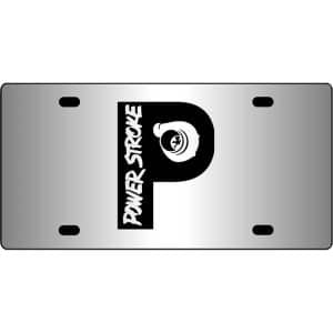 Turbo-Powerstroke-Mirror-License-Plate