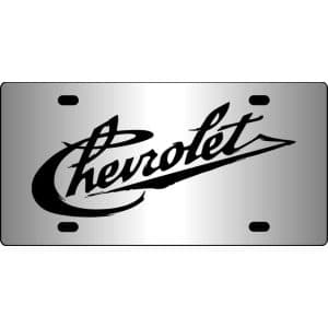 Vintage-Chevrolet-Mirror-License-Plate