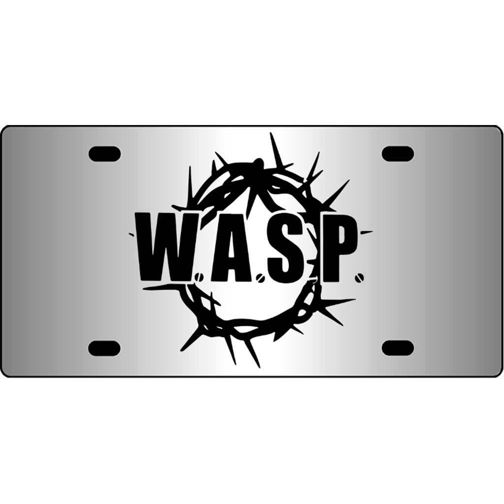 WASP-Band-Logo-Mirror-License-Plate