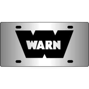 Warn-Winch-Mirror-License-Plate