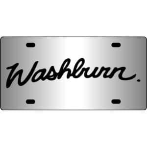 Washburn-Guitars-Mirror-License-Plate