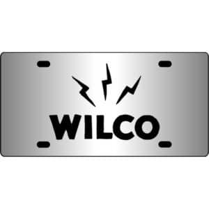 Wilco-Band-Logo-Mirror-License-Plate