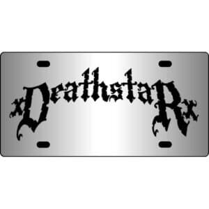 xDeathstarx-Band-Logo-Mirror-License-Plate