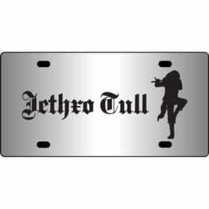 Jethro Tull Logo Mirror License Plate