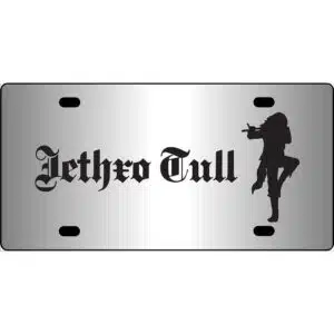 Jethro Tull Logo Mirror License Plate