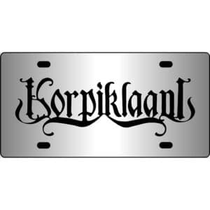 Korpiklaani Mirror License Plate