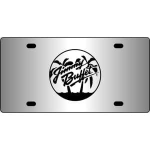 Jimmy Buffet Logo Mirror License Plate