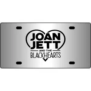 Joan Jett Mirror License Plate