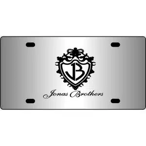 Jonas Brothers Mirror License Plate