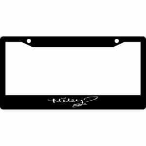 Miley Cyrus License Plate Frame