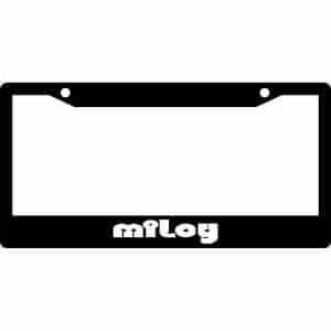 Miley Cyrus Logo License Plate Frame