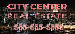 Real Estate Custom Vinyl Banners